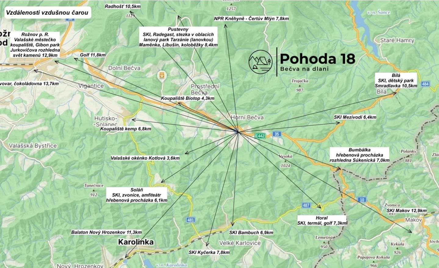 Apartman Pohoda 18 Horní Bečva Kültér fotó